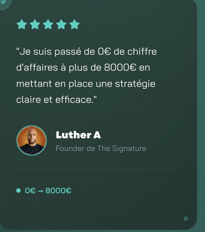 Témoignage client